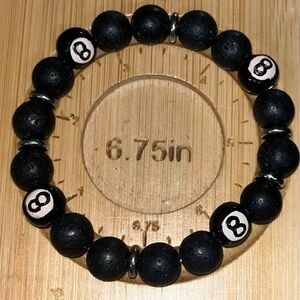 Sports Bracelet- Eight Ball